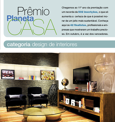 Prêmio Planeta Casa - Adega Casa Cor 2012